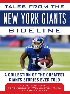 cover image of Tales from the New York Giants Sideline